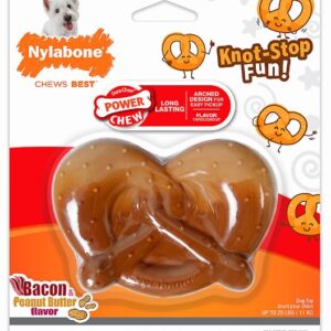 Nylabone® DuraChew® Power Chew Pretzel Dog Toy - Bacon & Peanut Butter Flavor