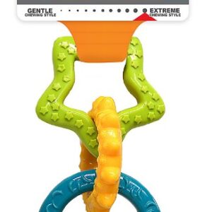 Nylabone® Power Puppy Chew Teething Ring Dog Toy - Bacon Flavor