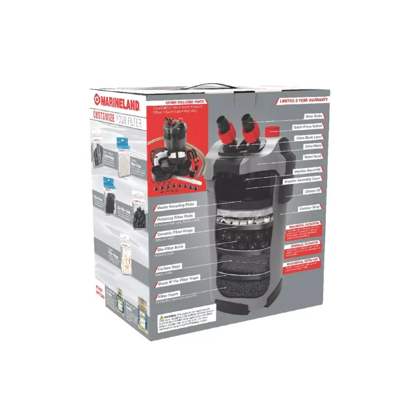 Marineland® Magniflow C250 Canister Filter - 55G - Image 2