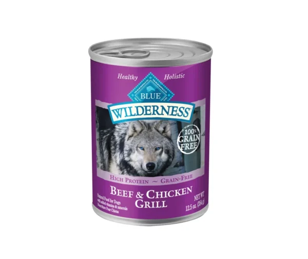 Blue Buffalo® Wilderness™ Adult Wet Dog Food - Grain Free, Beef & Chicken, 12.5 oz