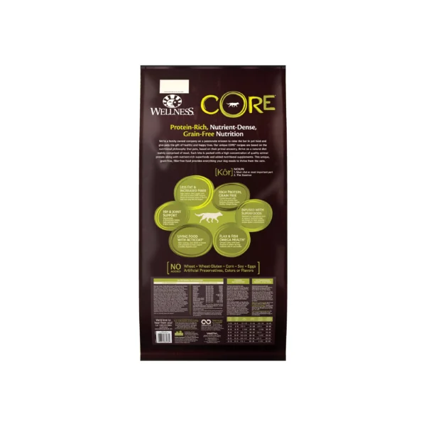 Wellness® CORE® Reduced Fat Adult Dry Dog Food - Natural, Grain Free - Image 2