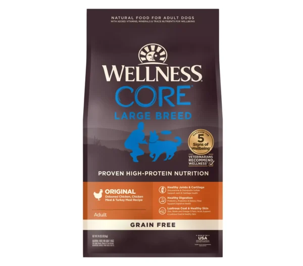 Wellness® CORE® Large Breed Adult Dry Dog Food - Natural, Grain Free