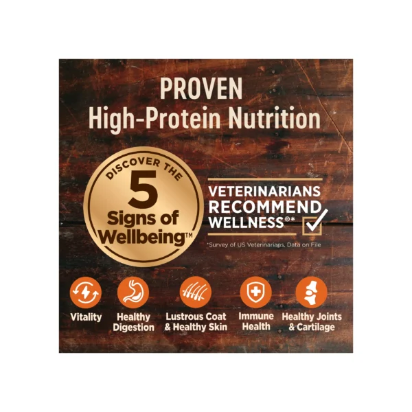 Wellness® CORE® Large Breed Adult Dry Dog Food - Natural, Grain Free - Image 3