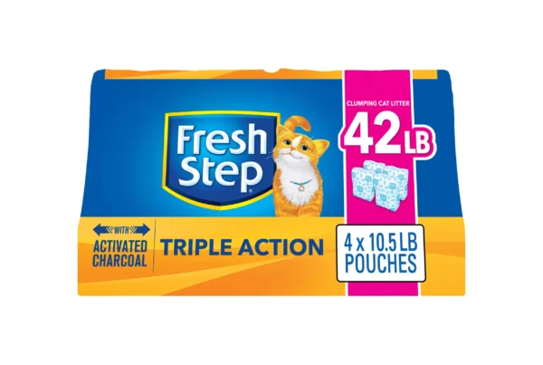 Fresh Step® Triple Action Clumping Clay Cat Litter - Low Dust