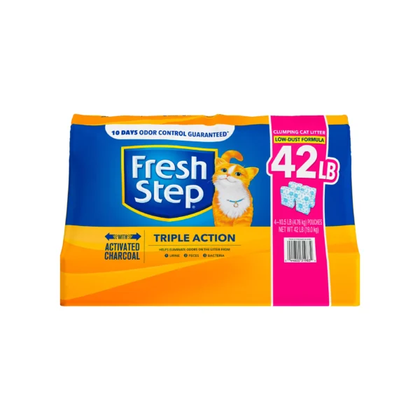 Fresh Step® Triple Action Clumping Clay Cat Litter - Low Dust - Image 2