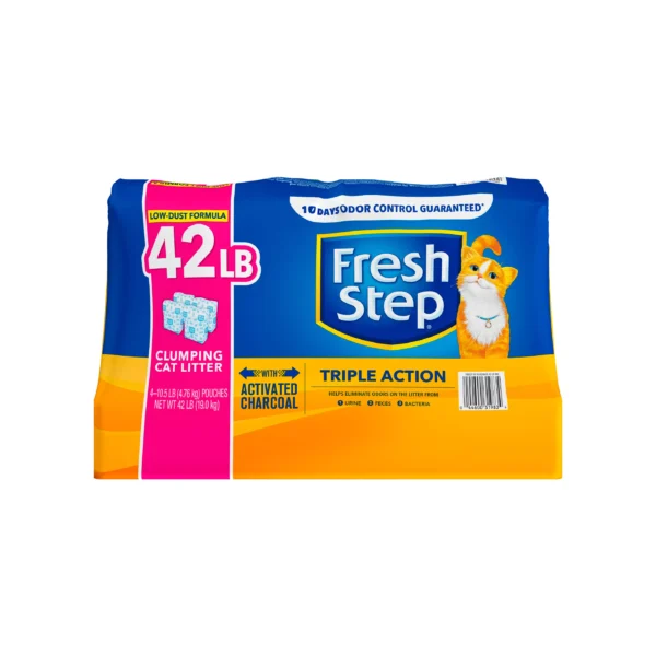 Fresh Step® Triple Action Clumping Clay Cat Litter - Low Dust - Image 3
