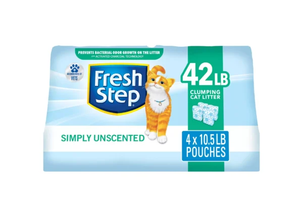 Fresh Step® Simply Unscented Clumping Multi-Cat Clay Cat Litter - Unscented, Low Dust
