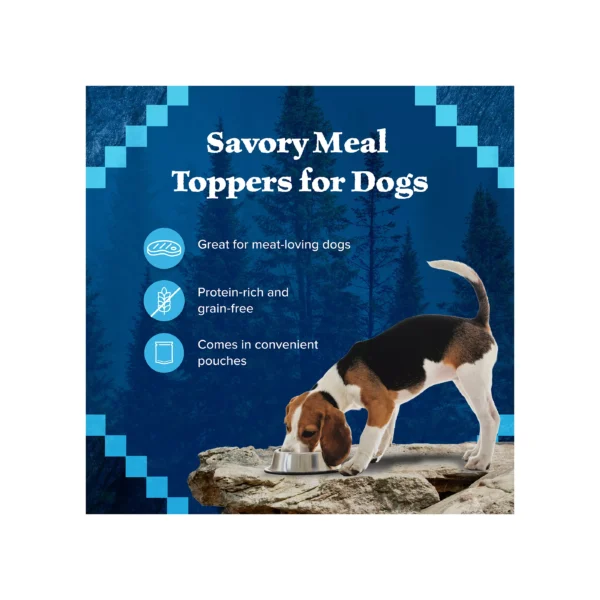 Blue Buffalo® Wilderness™ Adult Wet Dog Food Toppers - Beef & Chicken Variety Pack, 3 oz (12 C - Image 4