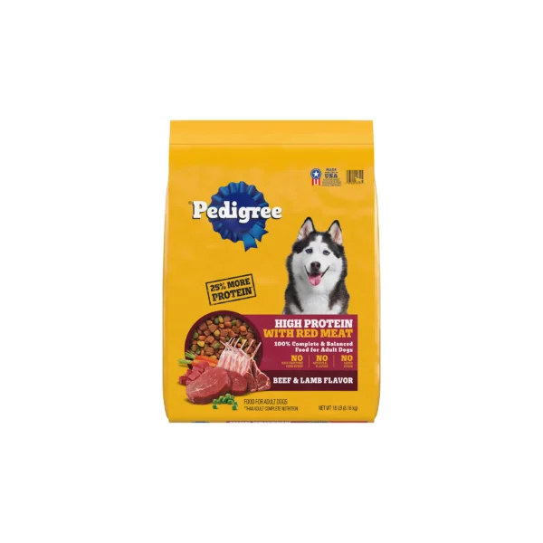 Pedigree® High Protein Adult Dry Dog Food - Lamb & Beef