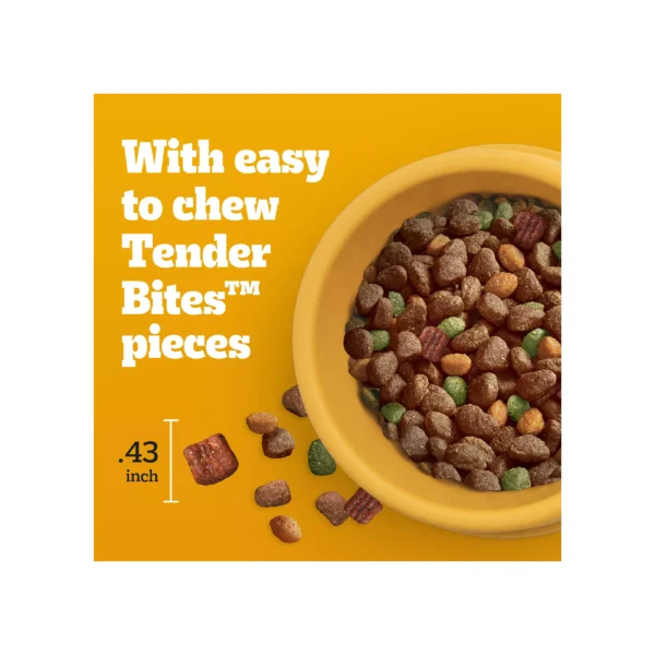 Pedigree® Tender Bites Adult Dry Dog Food - Chicken & Steak - Image 2