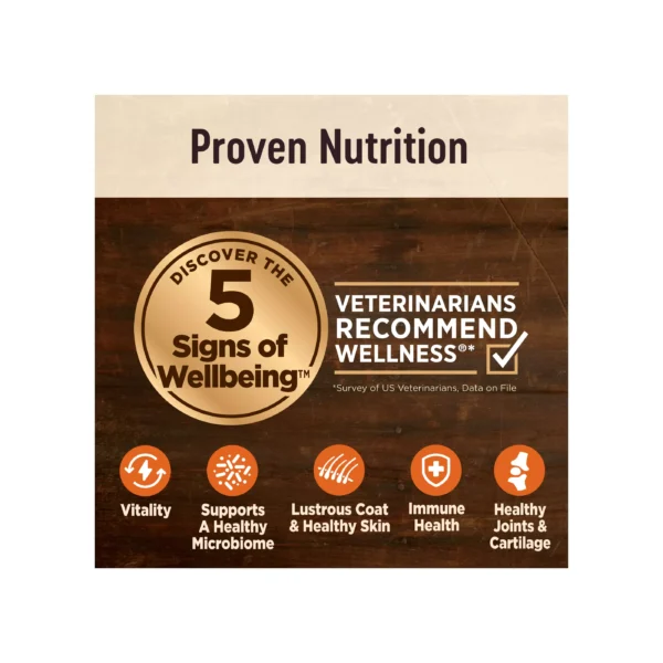 Wellness Core Digestive Health Large Breed Adult Dry Dog Food - Chicken & Brown Rice - Image 3