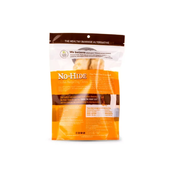 Earth Animals No Hide Medium Roll Rawhide Alternative- 2 Count 4.2 OZ - Image 2