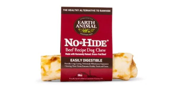 Earth Animals No Hide Roll Rawhide Alternative - Beef 1 Count