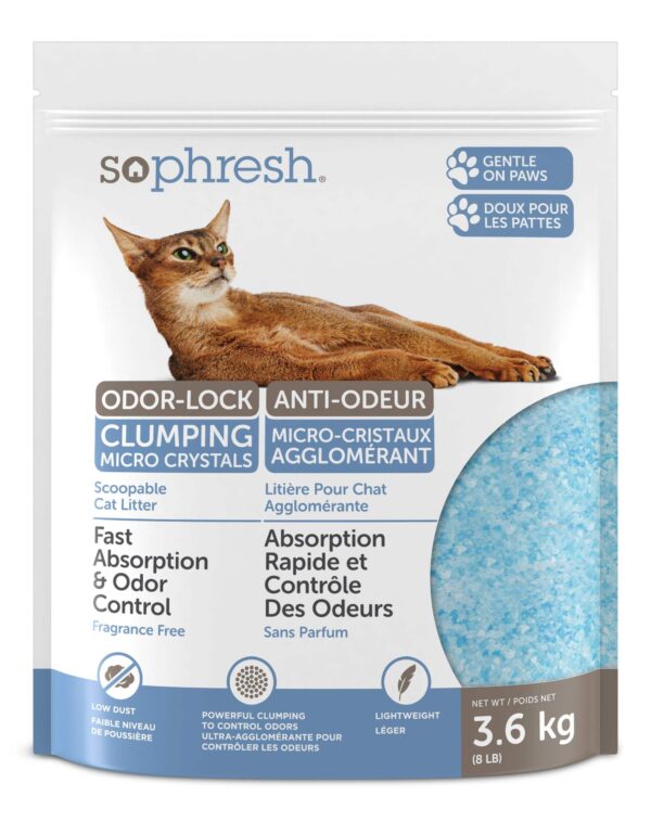 So Phresh Micro Crystal Litter, Blue, 3.6-kg