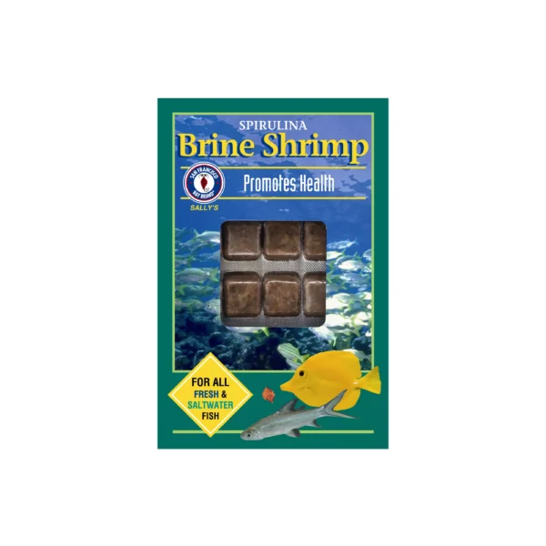 San Francisco Bay Brand® Sally's Frozen Spirulina Brine Shrimp™ Frozen Fish Food