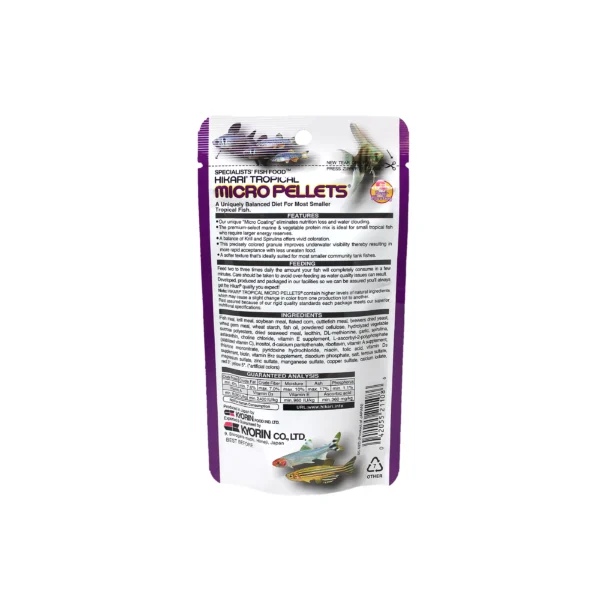 Hikari Micro Pellets™ Tropical Fish Food - Image 2
