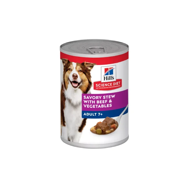 Hill's® Science Diet® Savory Stew Senior 7+ Wet Dog Food - Beef & Vegetable, 12.8 oz