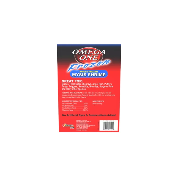 Omega™ One Frozen Mysis Shrimp Fish Food - Image 2