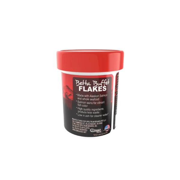 Omega™ Betta Buffet Flakes Fish Food - Image 3