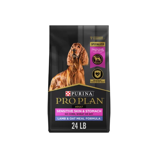 Purina Pro Plan Sensitive Skin & Stomach Adult Dry Dog Food - Lamb & Oat Meal