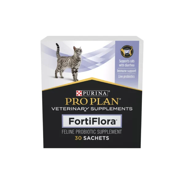 Purina Pro Plan FortiFlora Probiotic for Cats – 30 Ct