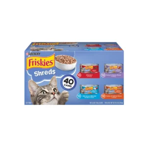 Purina® Friskies® Shreds Adult Cat Wet Food - Variety Pack, 40 Ct, 220 OZ