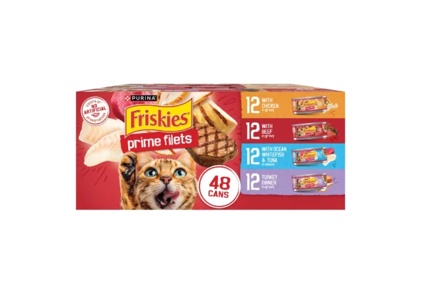 Purina Friskies Cat Wet Food - Variety Pack, 48 CT, 264 OZ