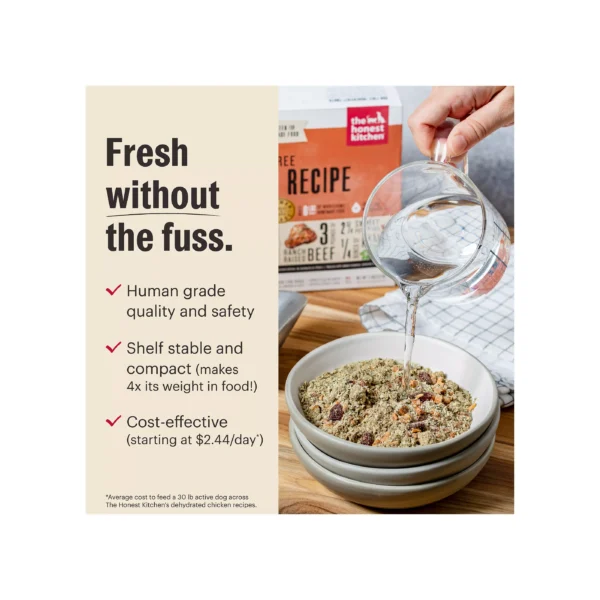 The Honest Kitchen Whole Grain Dehydrated Adult Dog Food - Beef - Image 4